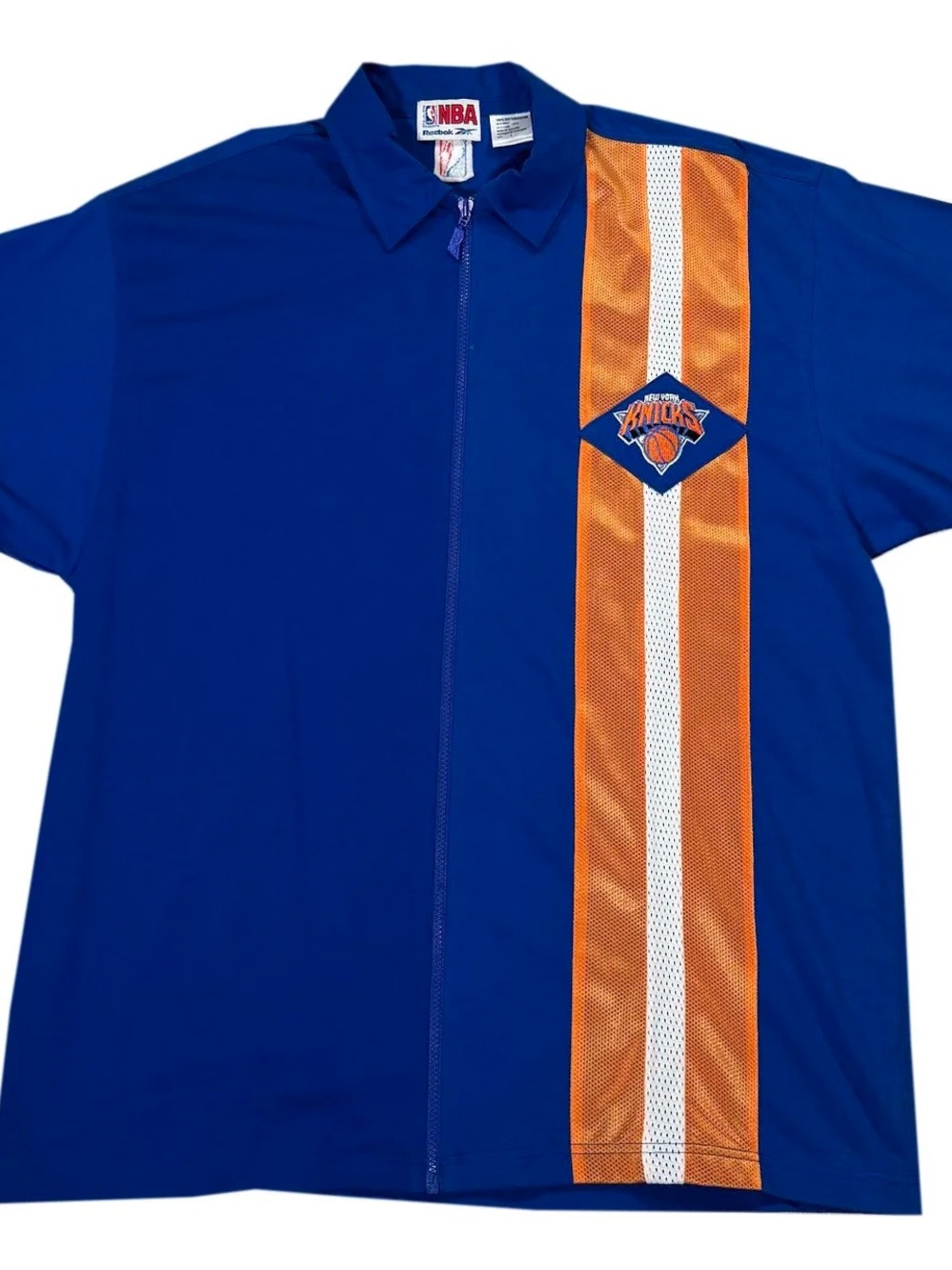 Vintage Reebok New York Knicks Shoot Around Shirt (Size L)